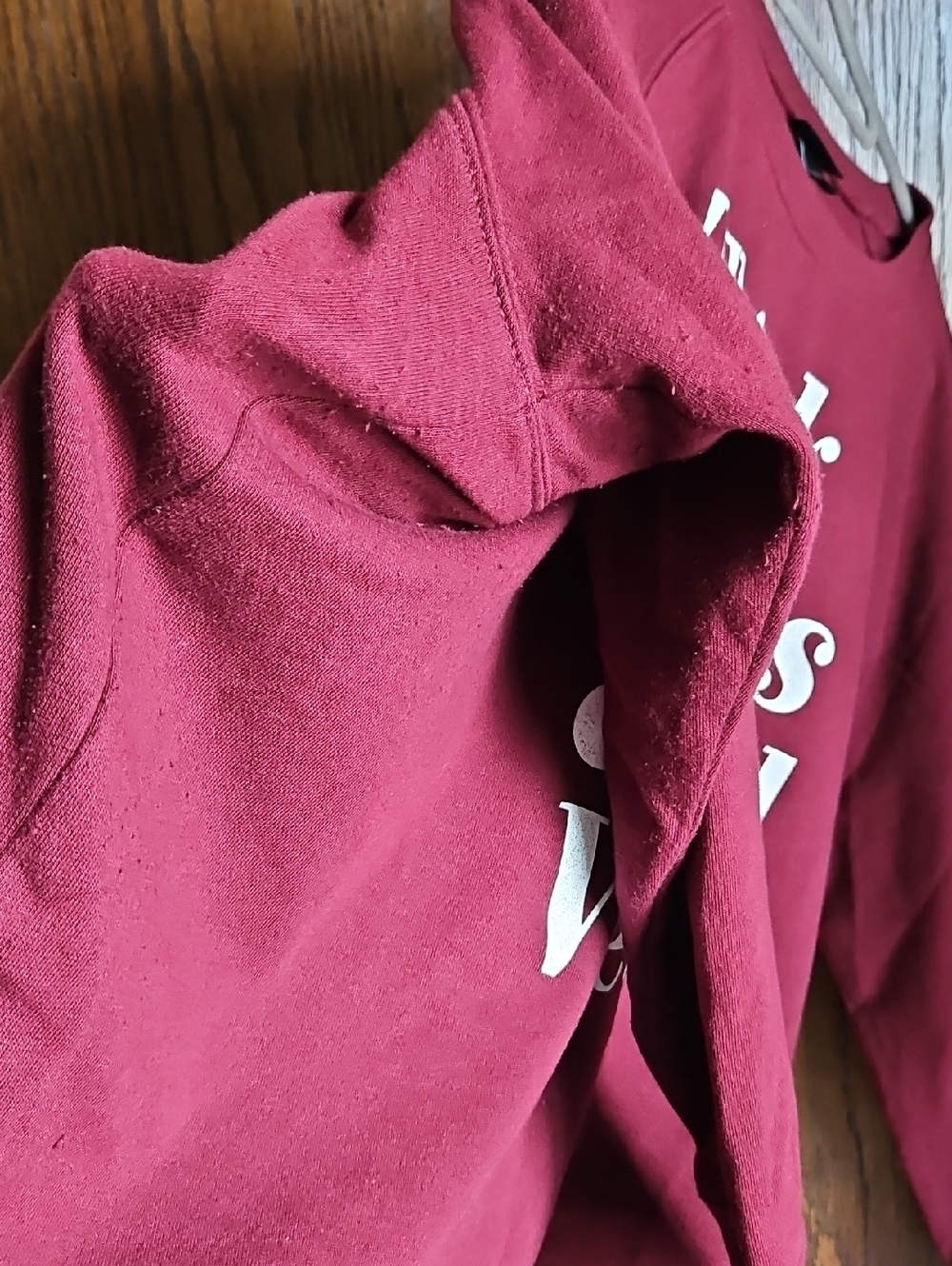 torrid Maroon Graphic Crewneck Sweatshirt - Picture 3 of 7